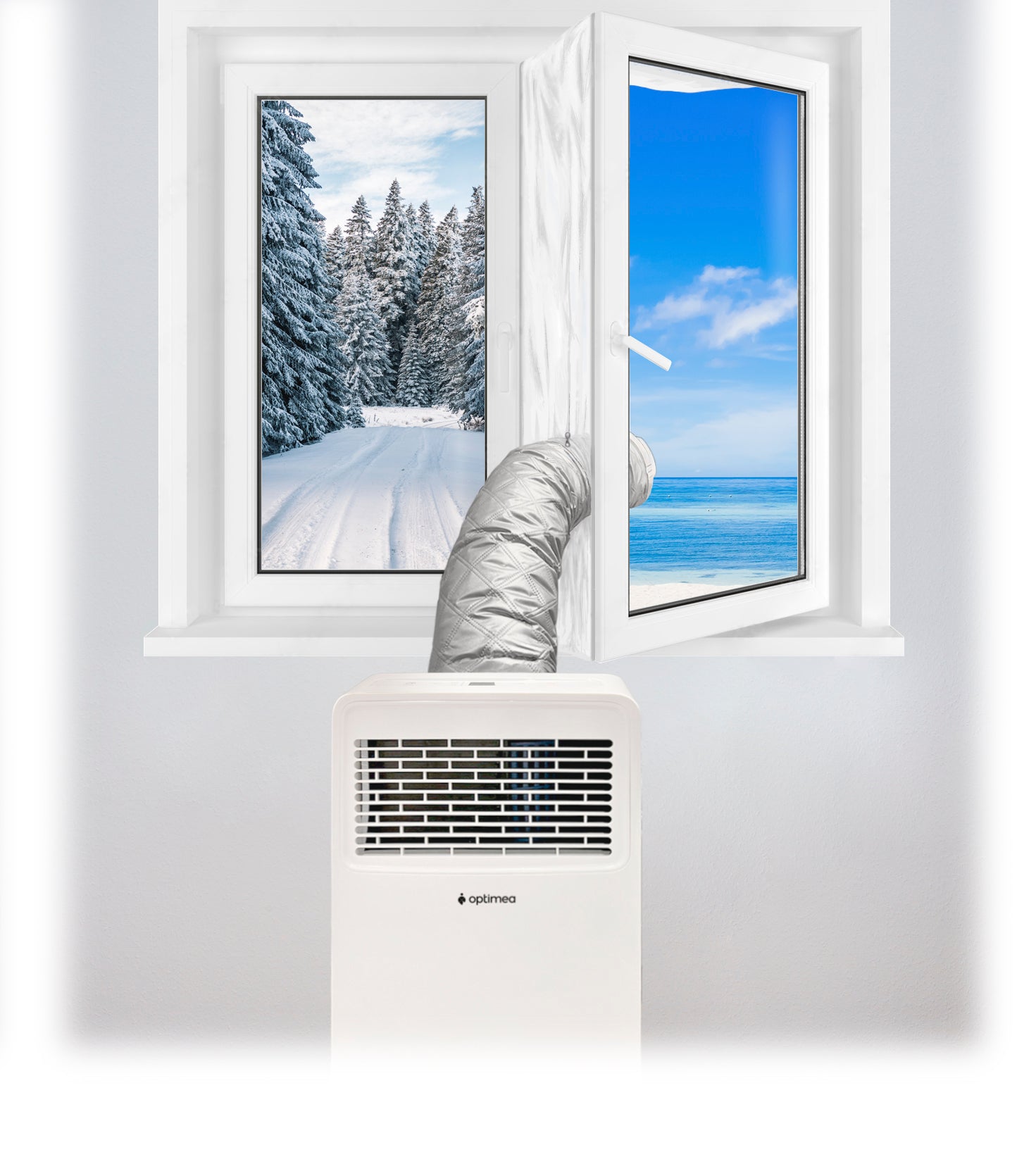 Manchon isolant universel pour gaine de climatiseur mobile