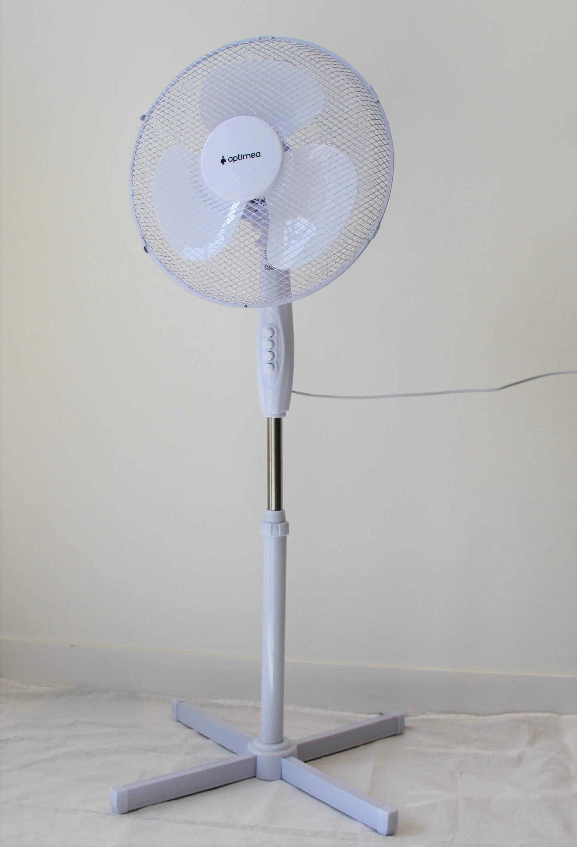 Ventilateur sur pied, diamètre 40cm, blanc, OVP2-B40B