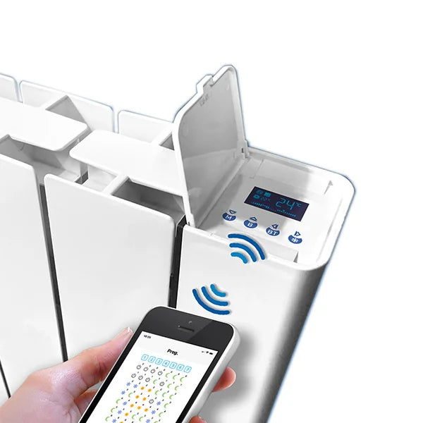 Chauffage à inertie fluide connecté en Bluetooth, 1000W