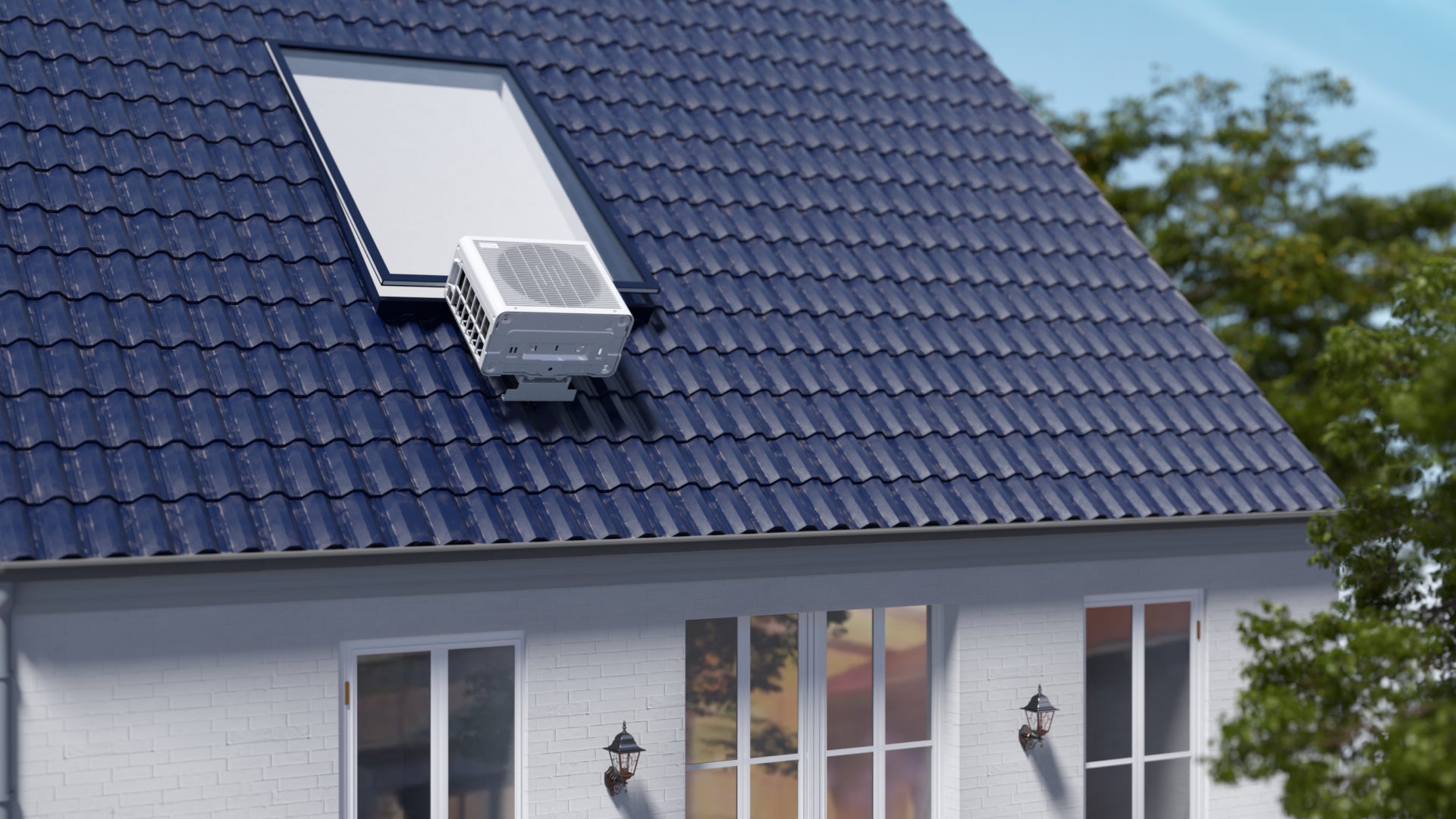 Support optionnel MIDEA PortaSplit Climatiseur Split Mobile pour balcon à la française/velux